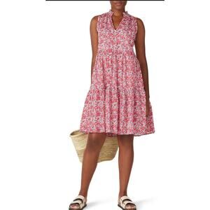 J.Crew Rebecca Cotton poplin tiered popover dress in Liberty® Wiltshire print XS